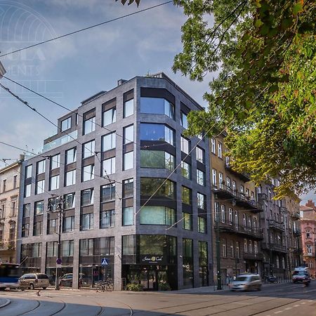 Modern View Of Planty Park Appartement Krakau Buitenkant foto