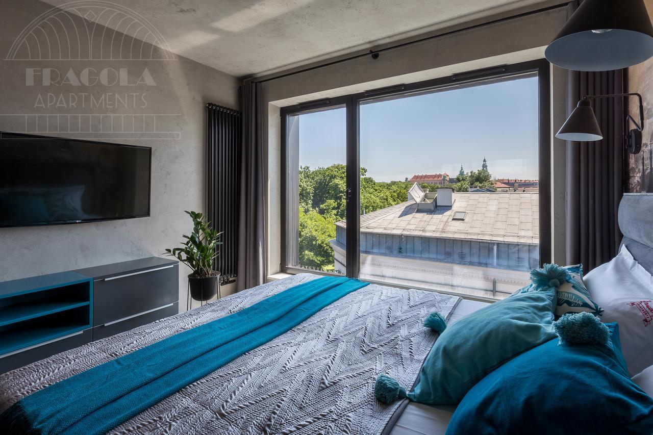 Modern View Of Planty Park Appartement Krakau Buitenkant foto