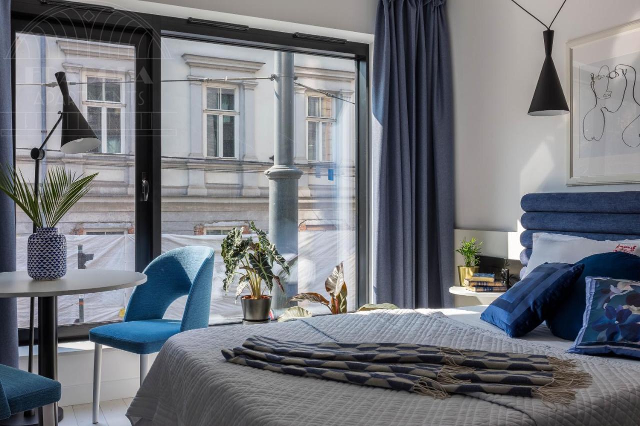 Modern View Of Planty Park Appartement Krakau Buitenkant foto