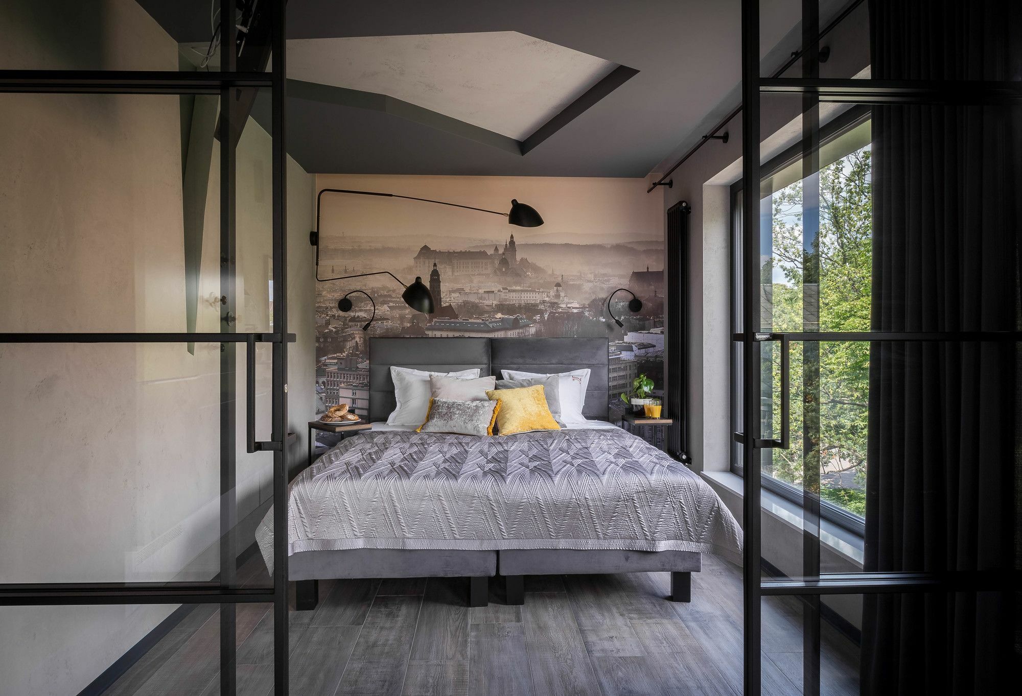 Modern View Of Planty Park Appartement Krakau Buitenkant foto