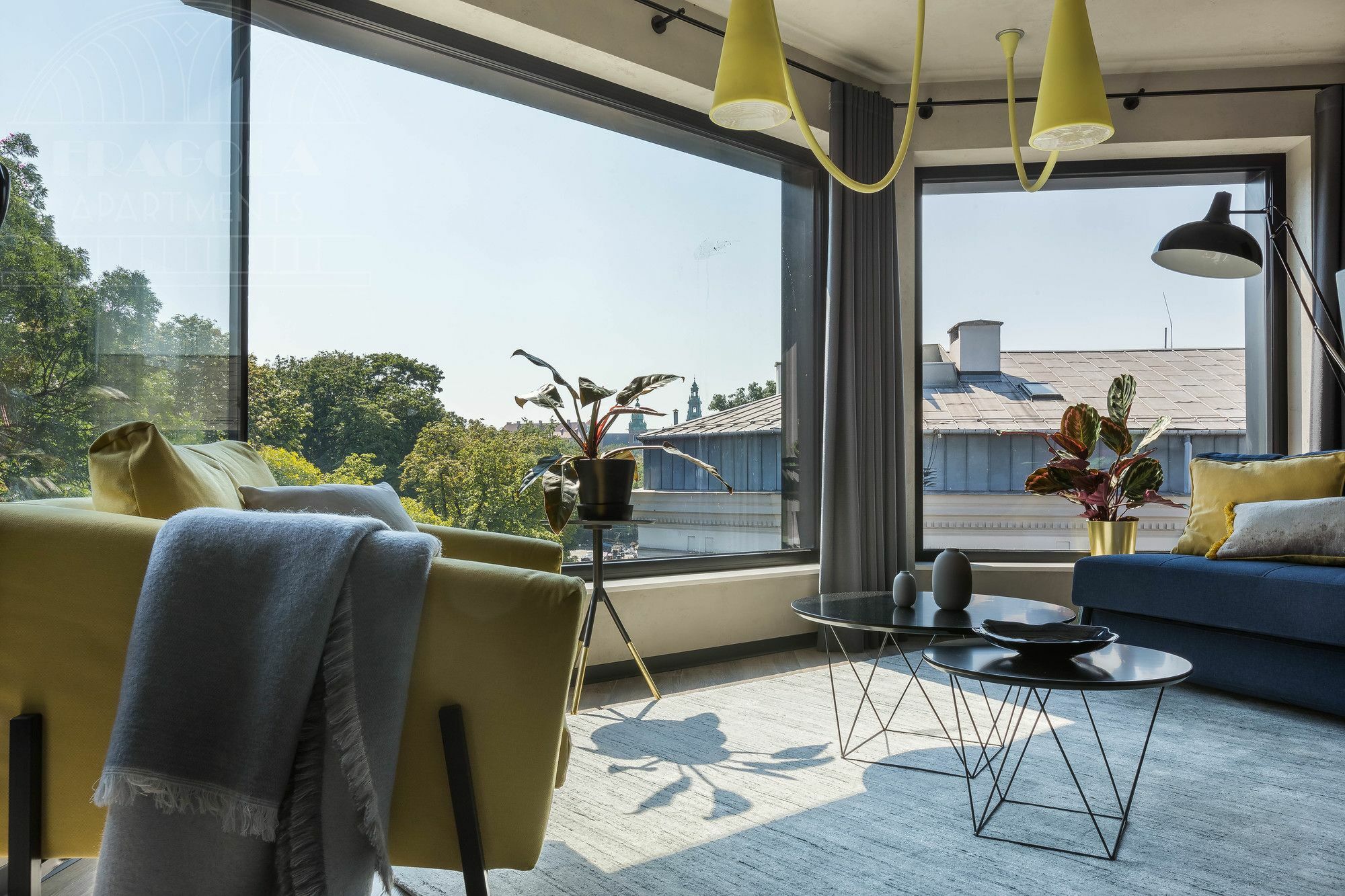 Modern View Of Planty Park Appartement Krakau Buitenkant foto