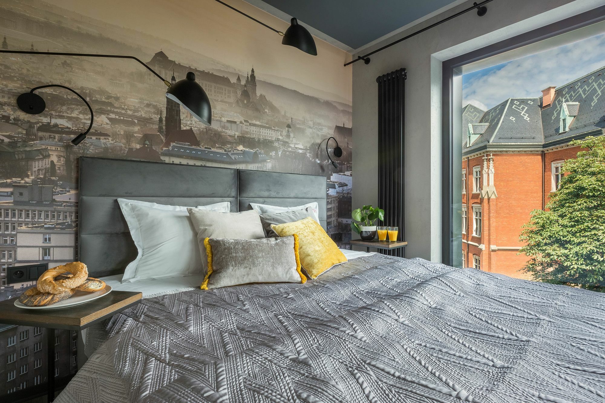Modern View Of Planty Park Appartement Krakau Buitenkant foto